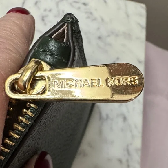 Michael Kors Double Zip Jet Set Travel Wallet Phone Wristlet - Picture 11 of 12